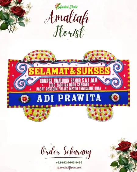Papan Bunga Ucapan Selamat Ardisaeng